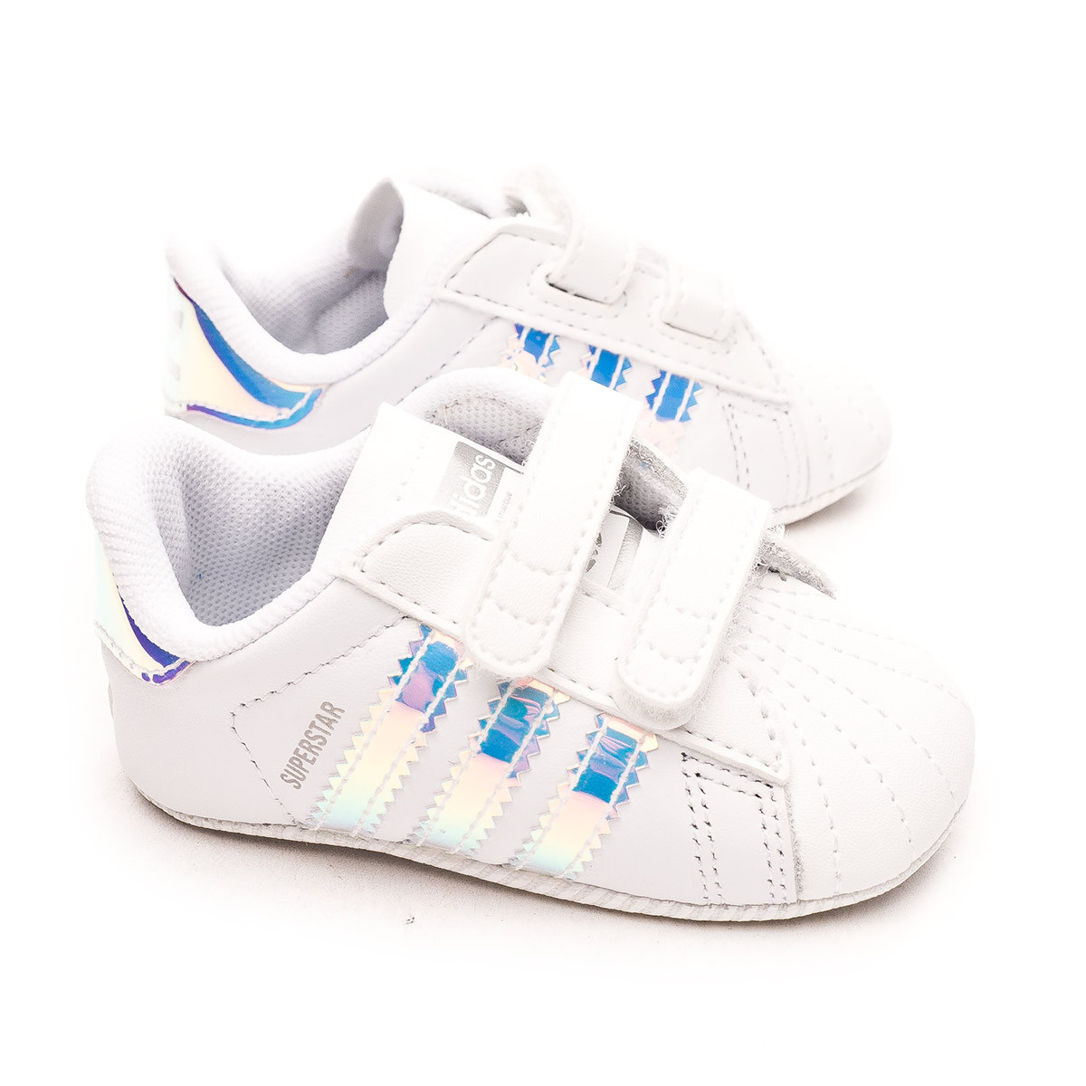 idioma Normalización Th Zapatilla adidas Superstar Crib Bebé White-Black - Fútbol Emotion