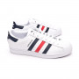 Superstar White-Scarlet-White