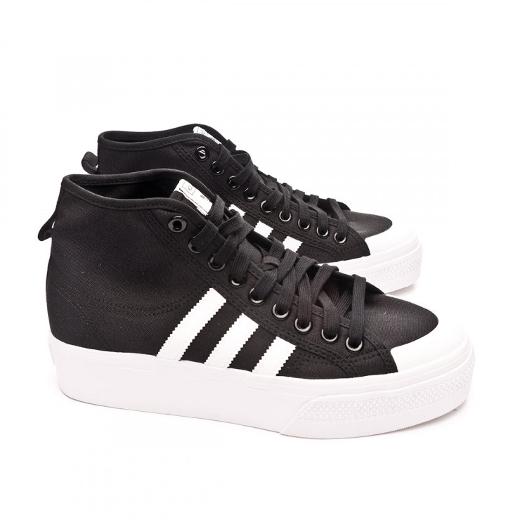 Trainers adidas Women Nizza Platform Core Black-White Fútbol Emotion