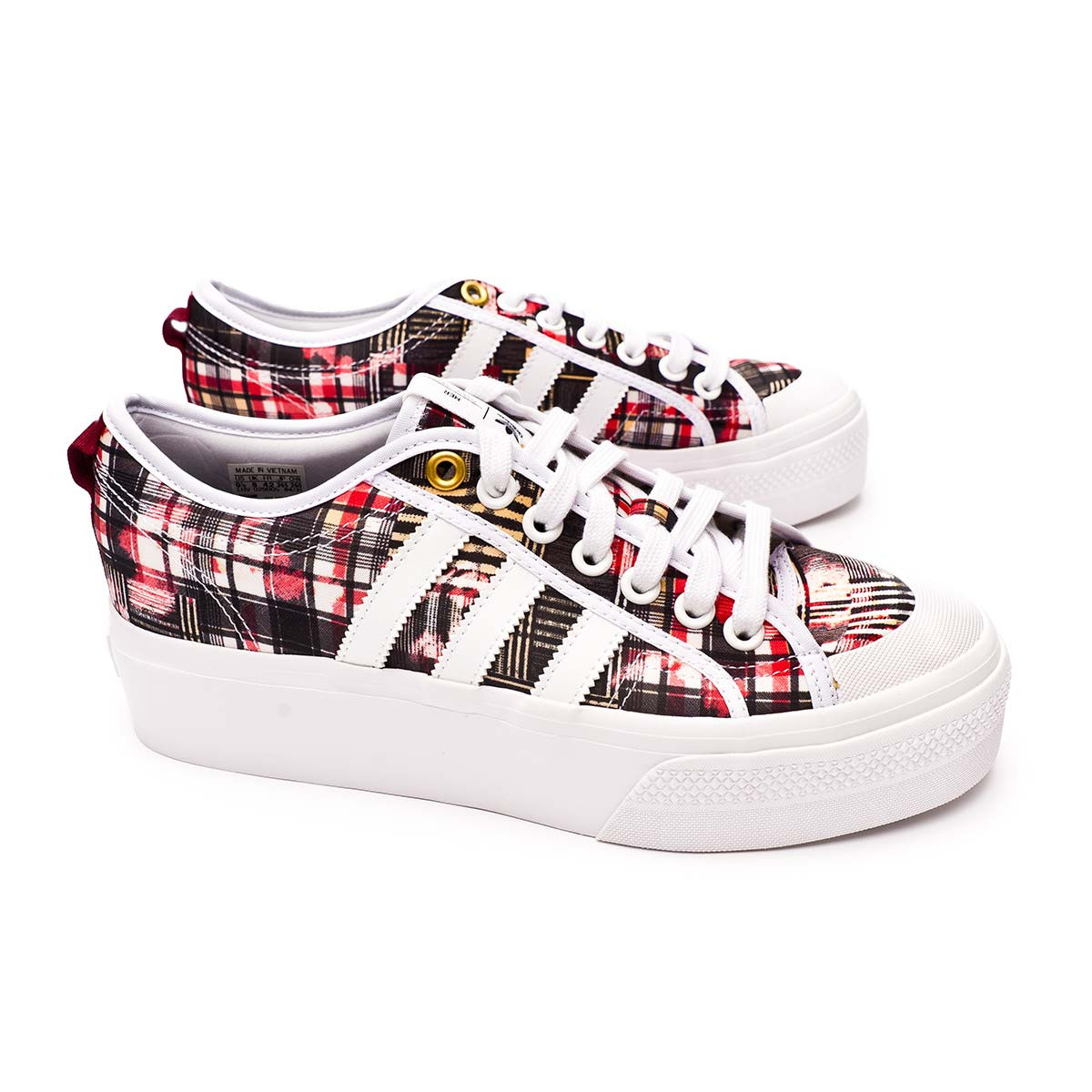 Zapatilla adidas Nizza Platform Mujer Supcol-White - Fútbol Emotion