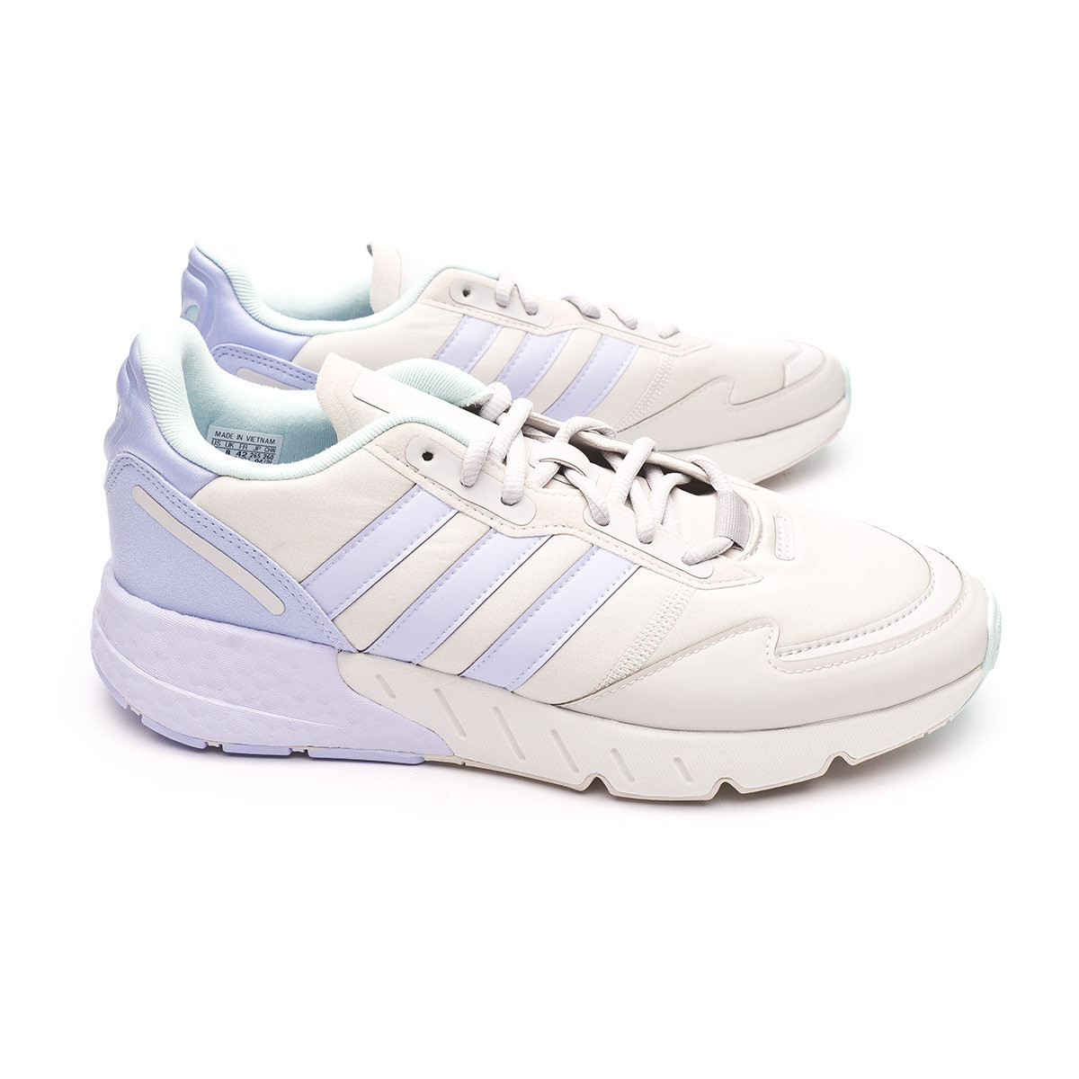 Zapatilla adidas ZX 1K Boost Mujer White-Purple -