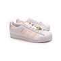 Superstar Mujer Cloud white-Pink tint-Matte gold