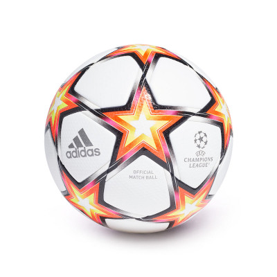 Ball adidas Finale 21 Pro White-Solar Red-Solar Yellow-Black Bottom -  Fútbol Emotion