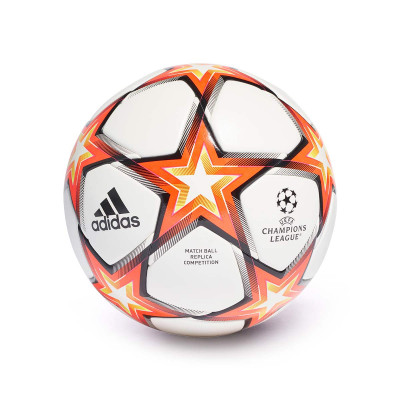 Ball adidas Finale 21 Competition White-Solar Red-Solar Yellow-Black Bottom  - Fútbol Emotion