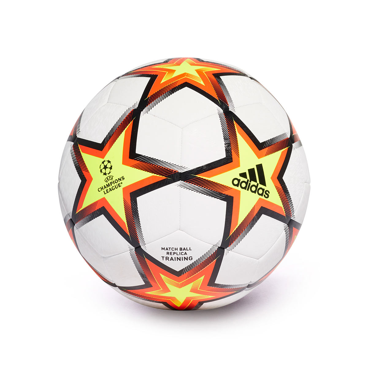 Ball adidas Finale 21 Training White-Solar Red-Solar Yellow-Black - Fútbol  Emotion