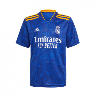 Camiseta adidas Real Madrid 2021 2022 niño blanca