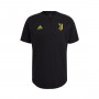 Juventus FC Fanswear 2021-2022 Black-Acid Yellow
