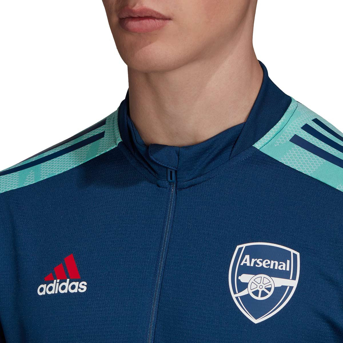arsenal blue training jacket