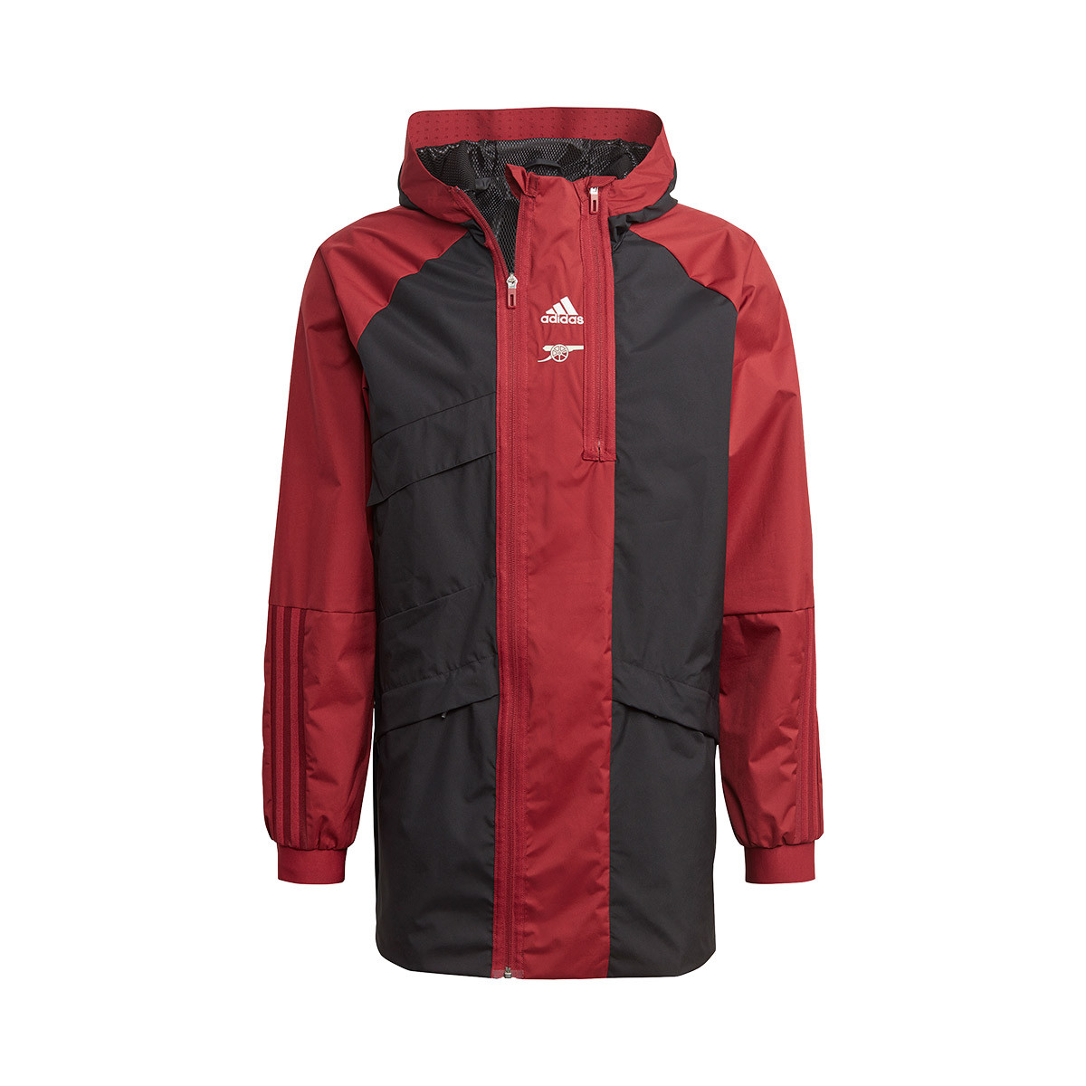 adidas arsenal jacket black