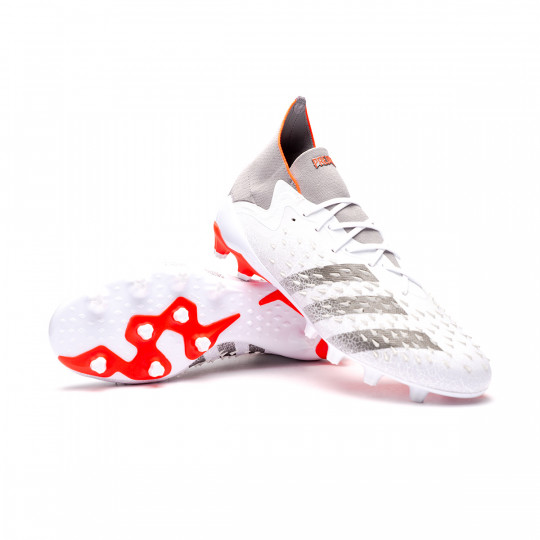 FuBballschuh adidas Predator Freak .1 AG White Iron Metallic Solar Red Futbol Emotion
