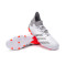 Bota Predator Freak .3 FG White-Iron Metallic-Solar Red