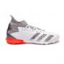 Predator Freak .3 Turf White-Iron Metallic-Solar Red