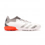 Predator Freak .3 L Turf White-Iron Metallic-Solar Red