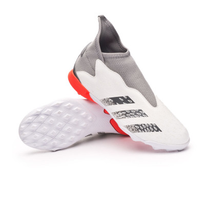 Divertidísimo Bajar Que Football Boots adidas Predator Freak .3 LL Turf Niño White-Iron  Metallic-Solar Red - Fútbol Emotion