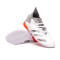 Zapatilla Predator Freak .3 IN Niño White-Iron Metallic-Solar Red