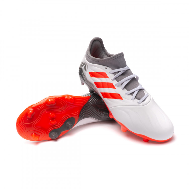 Football Boots adidas Copa Sense .3 FG White-Solar Red-Solar Red - Fútbol  Emotion