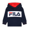 Sudadera Ben Logo Hoody Niño Black Iris-Bright White