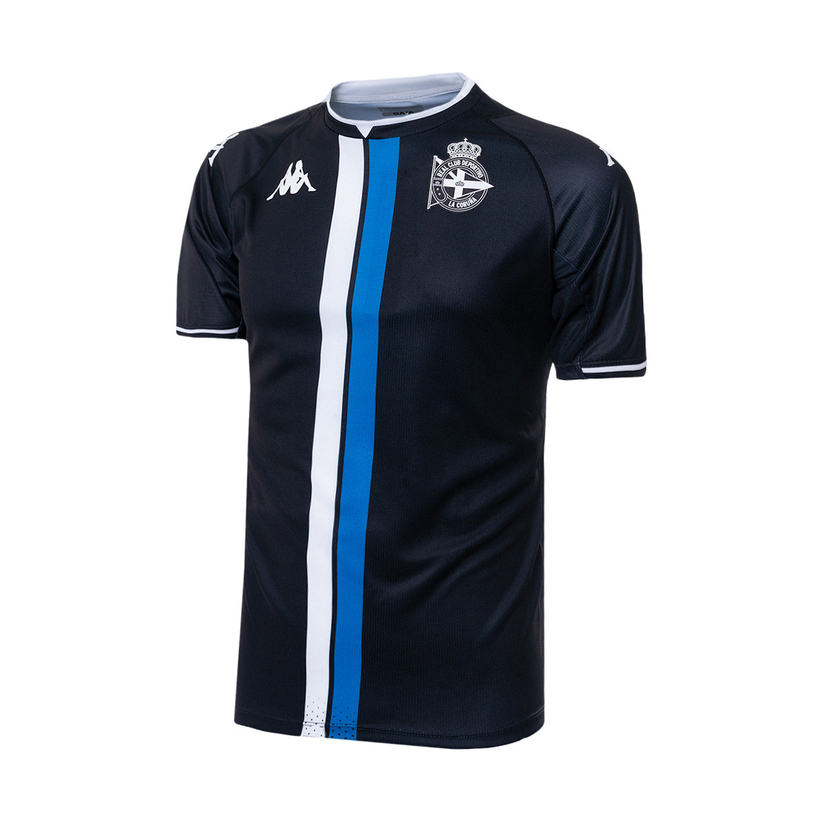 esposa Londres Maduro Camiseta Kappa RC Deportivo de La Coruña Segunda Equipación 2021-2022 Niño  Black - Fútbol Emotion