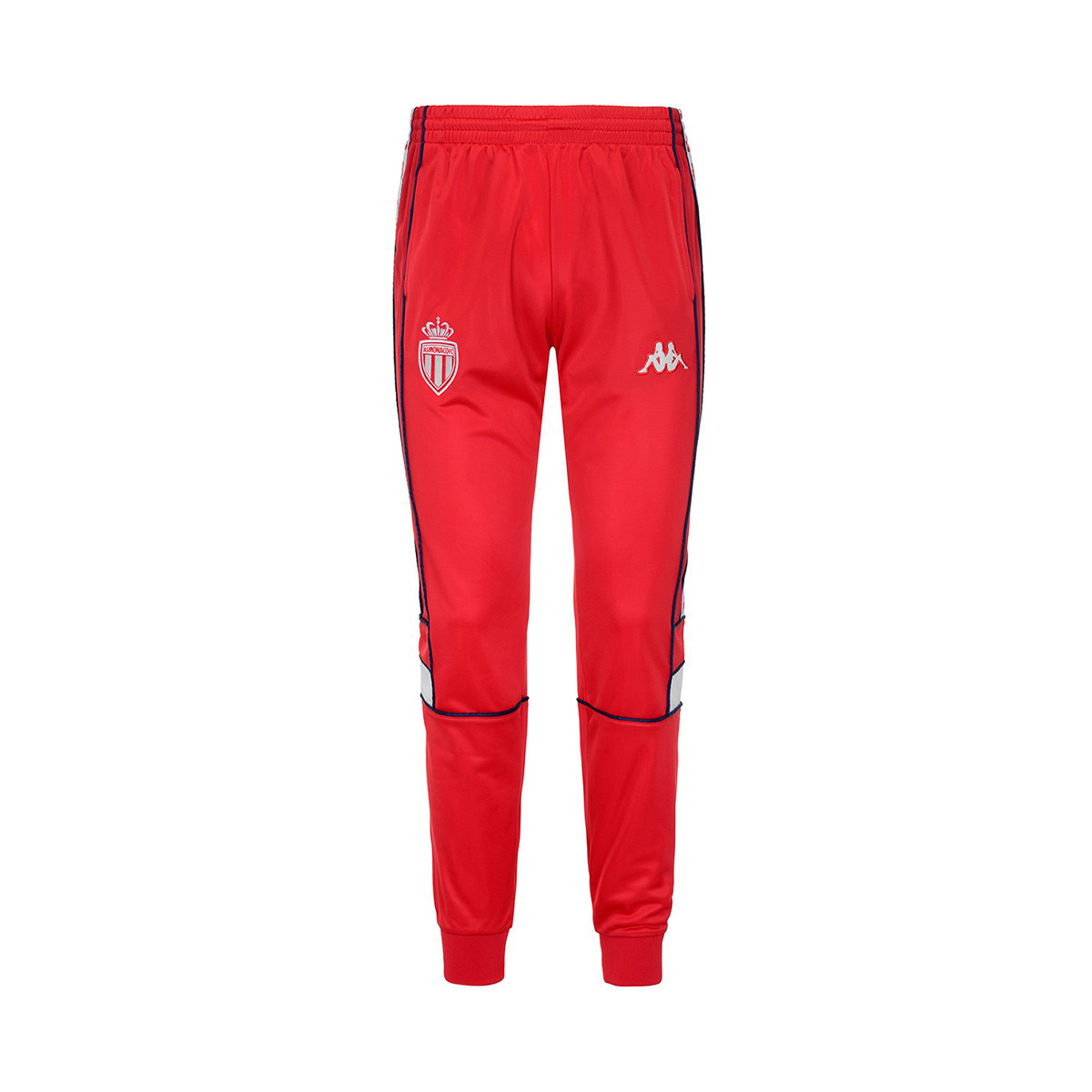 Pantaloni lunghi Kappa AS Monaco Training 2021-2022 Bambino Red-White-Blue  - Fútbol Emotion
