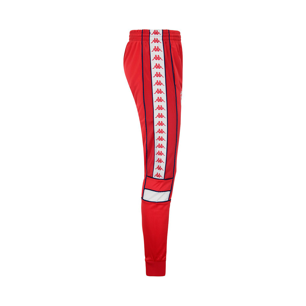 Pantaloni lunghi Kappa AS Monaco Training 2021-2022 Bambino Red-White-Blue  - Fútbol Emotion