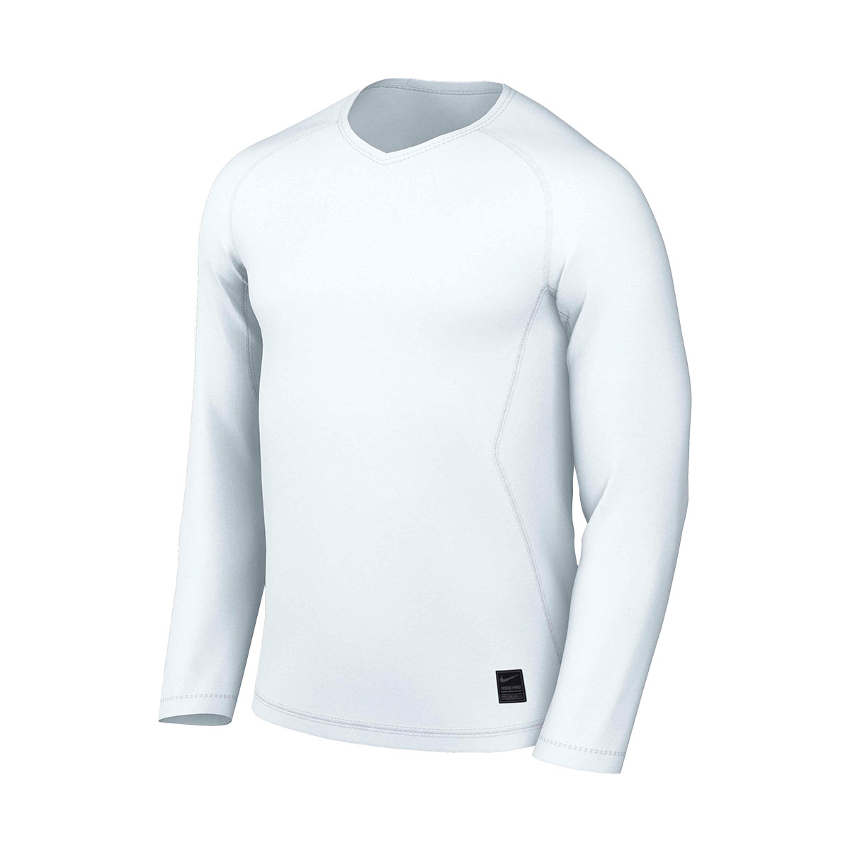 triunfante Dormitorio Punto muerto Camiseta Nike GFA Nike Pro Hypercool Compression LS PR White-Pure platinum  - Fútbol Emotion