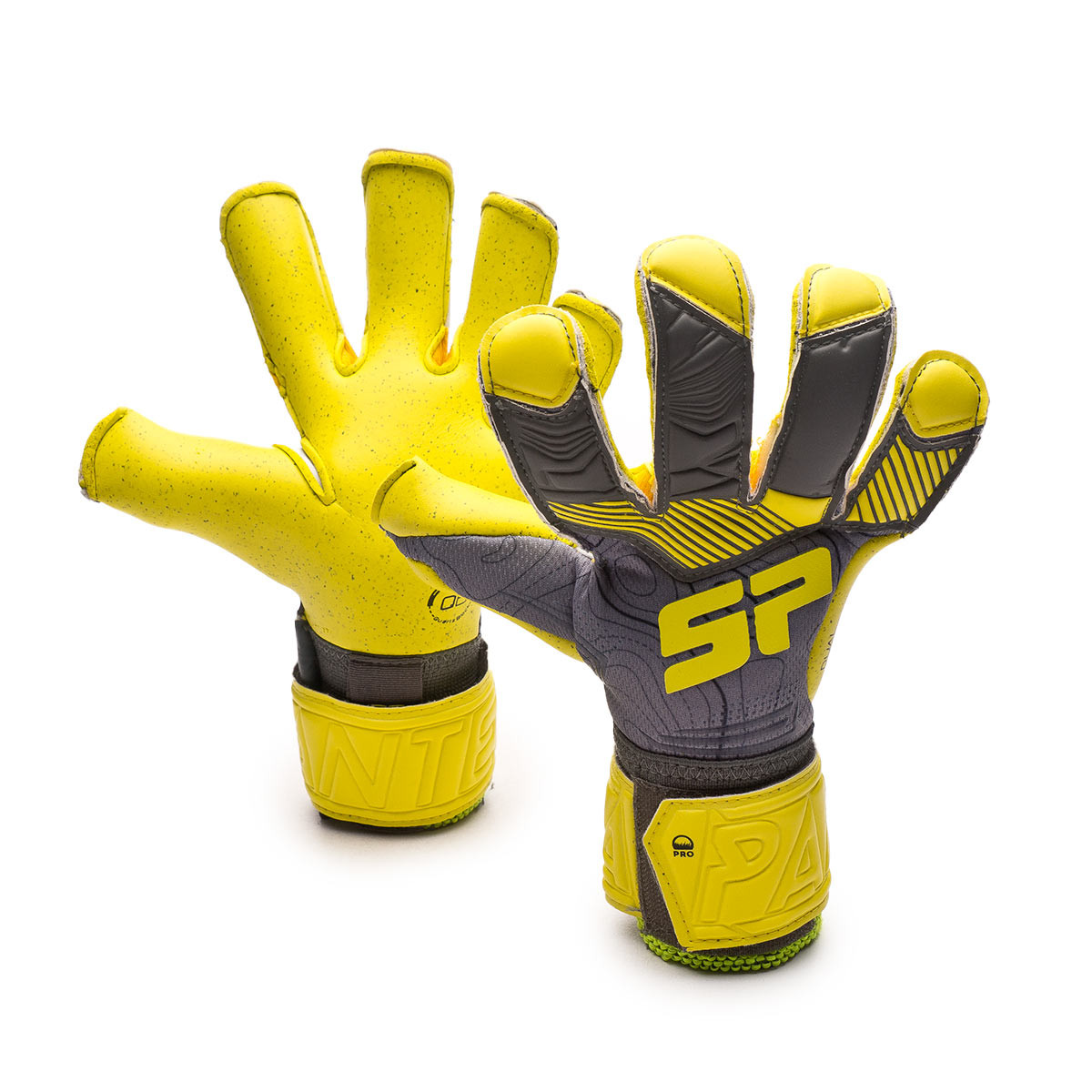 Guante de SP Fútbol Pantera Fobos Pro Niño Grey-Yellow - Fútbol Emotion