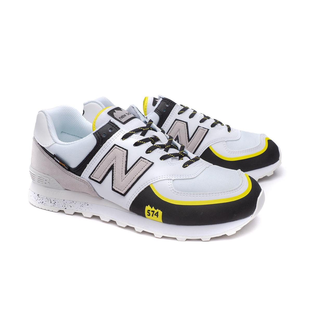 Zapatilla New Balance 574 All "Protection Pack" White-Black - Fútbol Emotion
