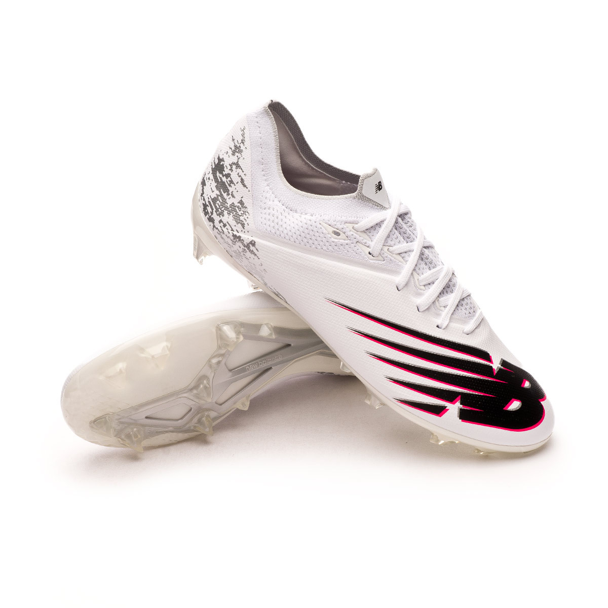 Football Boots New Balance Furon V6+ DesTroy FG White-Alpha Pink