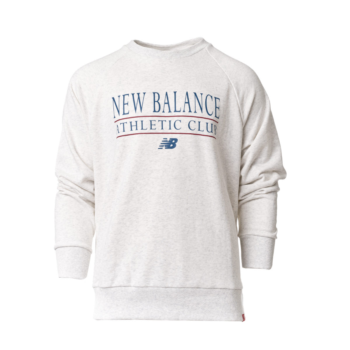 Sudadera New Balance Athletic Club Fanswear Sea Salt Heather - Fútbol Emotion