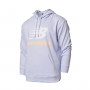 Essentials Stacked Logo Oversized Pullover Hoodie Mujer Silent Grey