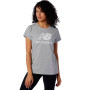 Women Essentials Stacked Logo-Athletic Grey