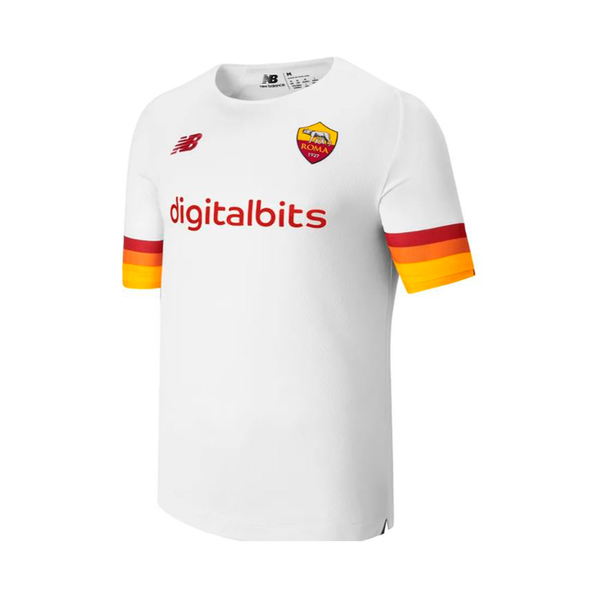 Maglia New Balance AS Roma Secondo Kit 2021-2022 Bambino White - Fútbol  Emotion