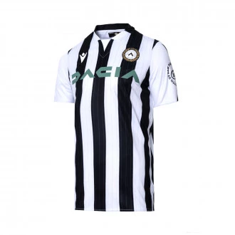 T-Shirt Udinese Calcio Primeiro Equipamento 2021-2022 Black-White