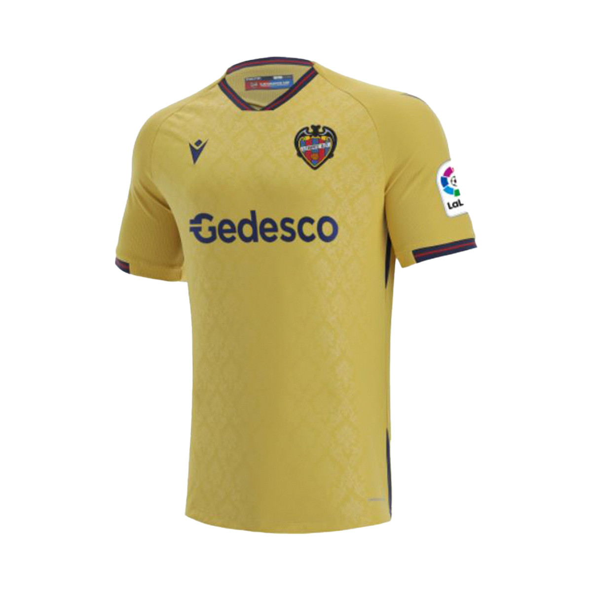 Camiseta Macron Ud Levante Tercera Equipacion 21 22 Yellow Futbol Emotion