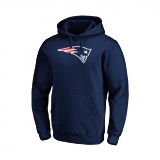 Sudadera Mid Essentials Crest Graphic New England Patriots Hoodie Navy