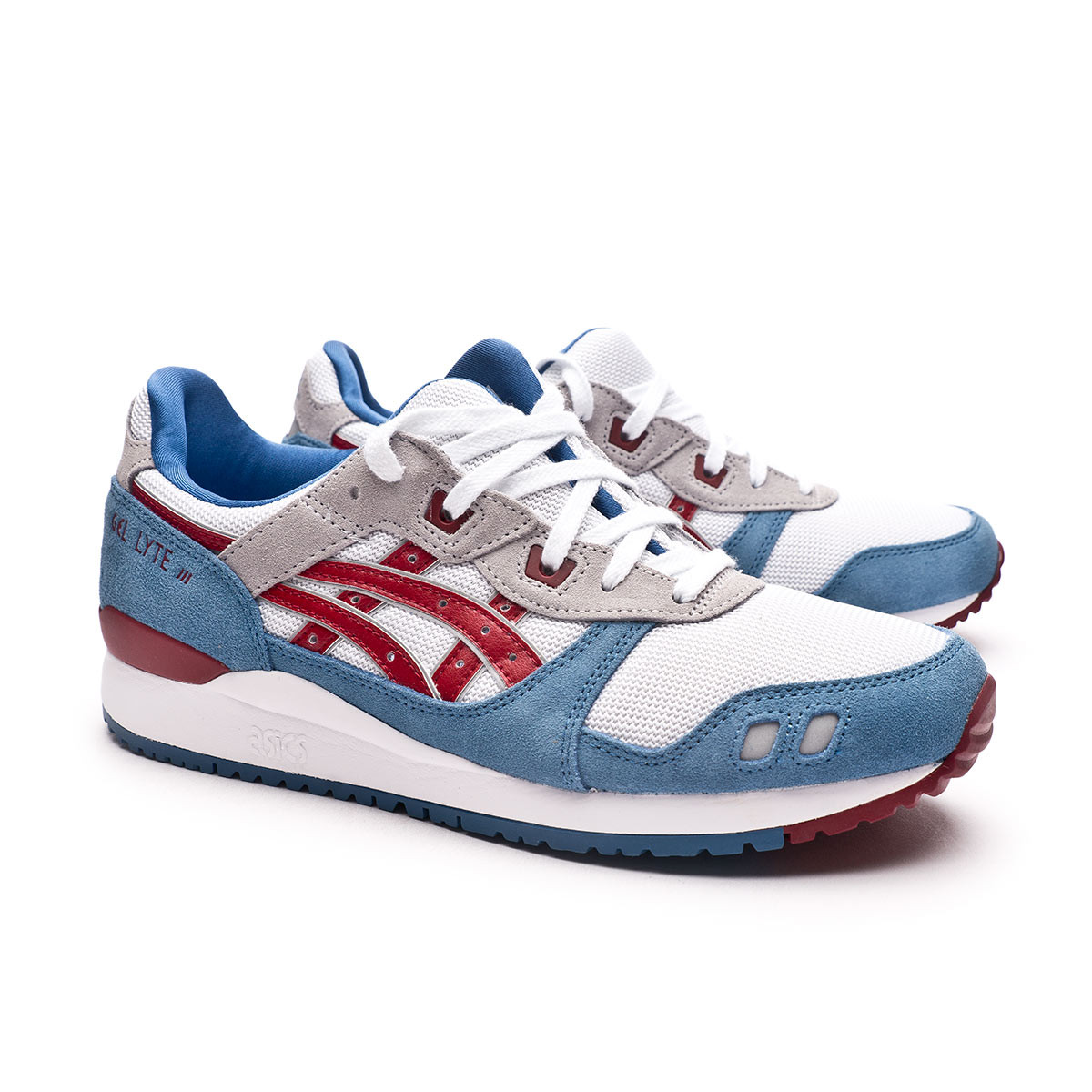 fusión Vaciar la basura Tecnología Zapatilla ASICS Gel-Lyte III Blue - Fútbol Emotion