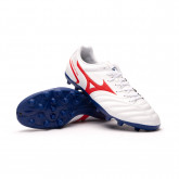 Zapatos de fútbol Monarcida II Select AG White-High Risk Red
