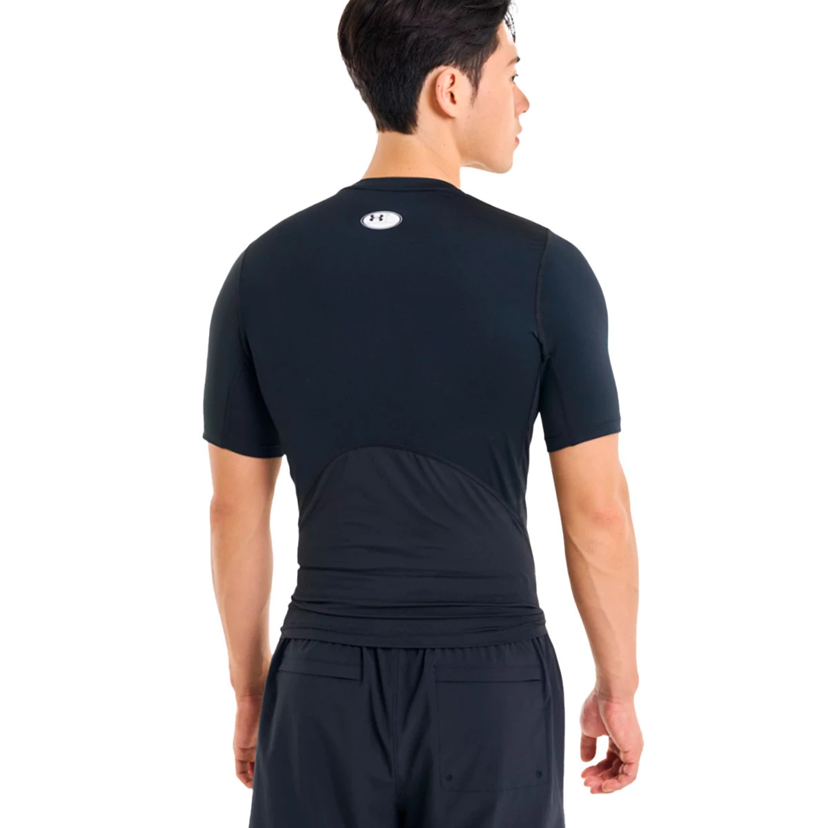 Jersey Under Armour HeatGear Compression Black-White