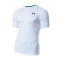 Camiseta UA HeatGear Compression White-Black