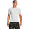 Camiseta UA HG Compression White-Black