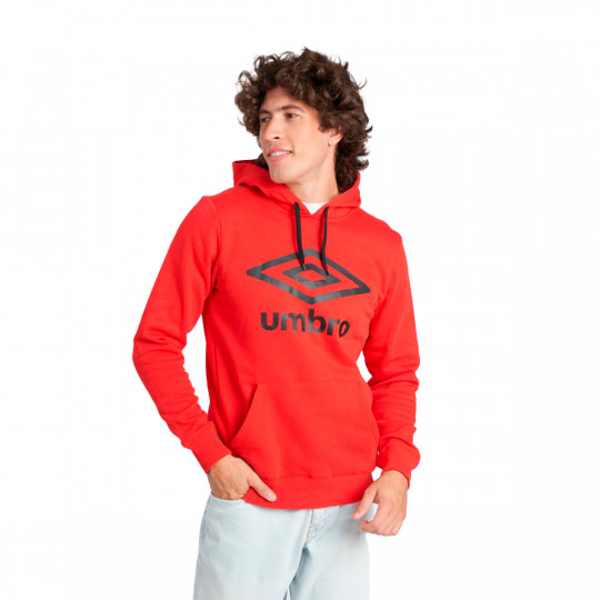 Sudadera Umbro Logo Hoodie High Risk Red - Fútbol Emotion