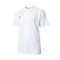 Camiseta Classico 2 Crew FZ Bright White-Tigerlily