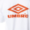 Camiseta Classico 2 Crew FZ Bright White-Tigerlily