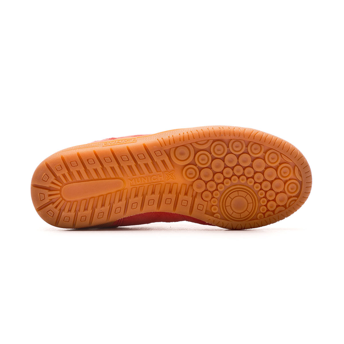 Zapatilla de Fútbol sala Munich Gresca Niño Rojo-Caramelo - Fútbol Emotion