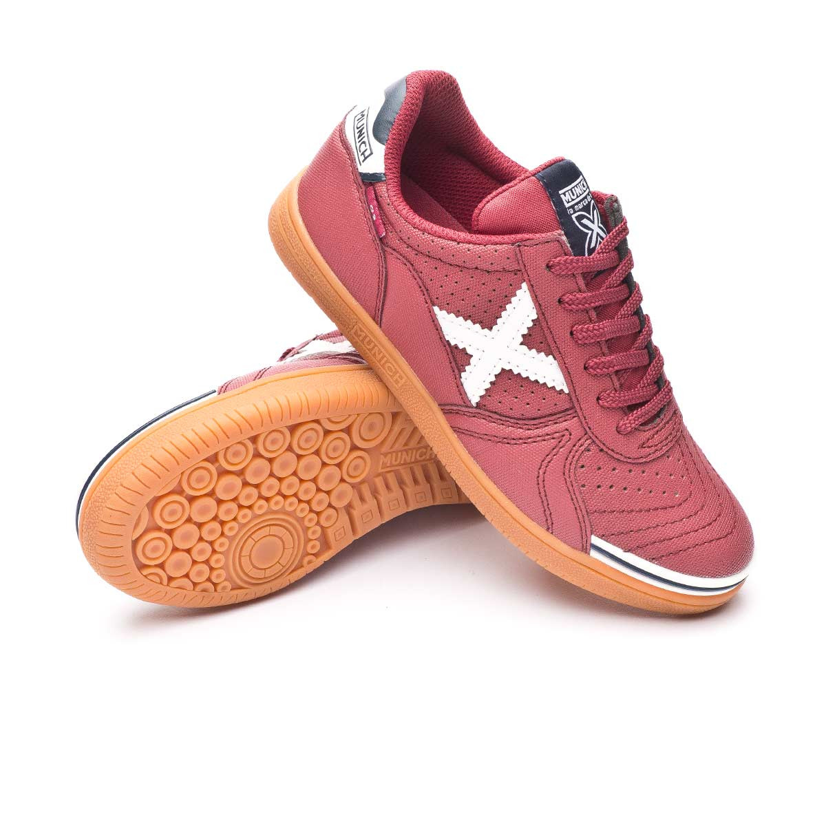 Futsal Shoes Munich G3 Profit Niño Rojo - Fútbol Emotion