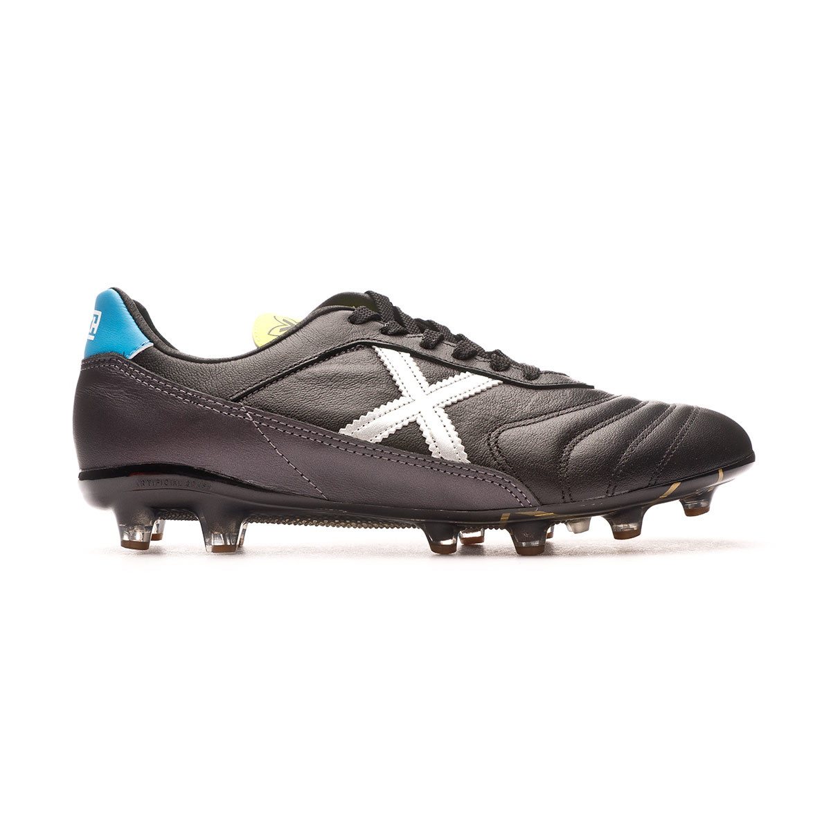 Botas Futbol Munich Mundial U25 Negro/Amarillo Hombre