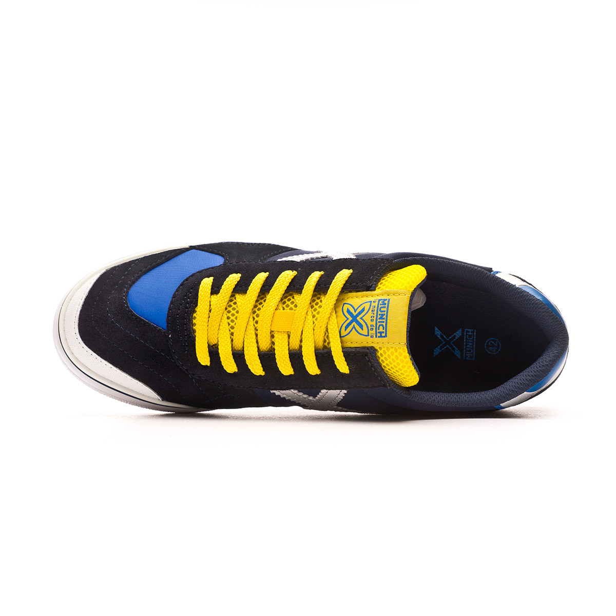Futsal Shoes Munich Gresca Azul Marino - Fútbol Emotion
