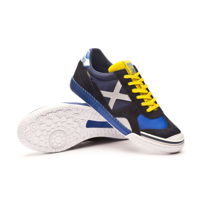 Futsal Shoes Munich Gresca Azul Marino - Fútbol Emotion