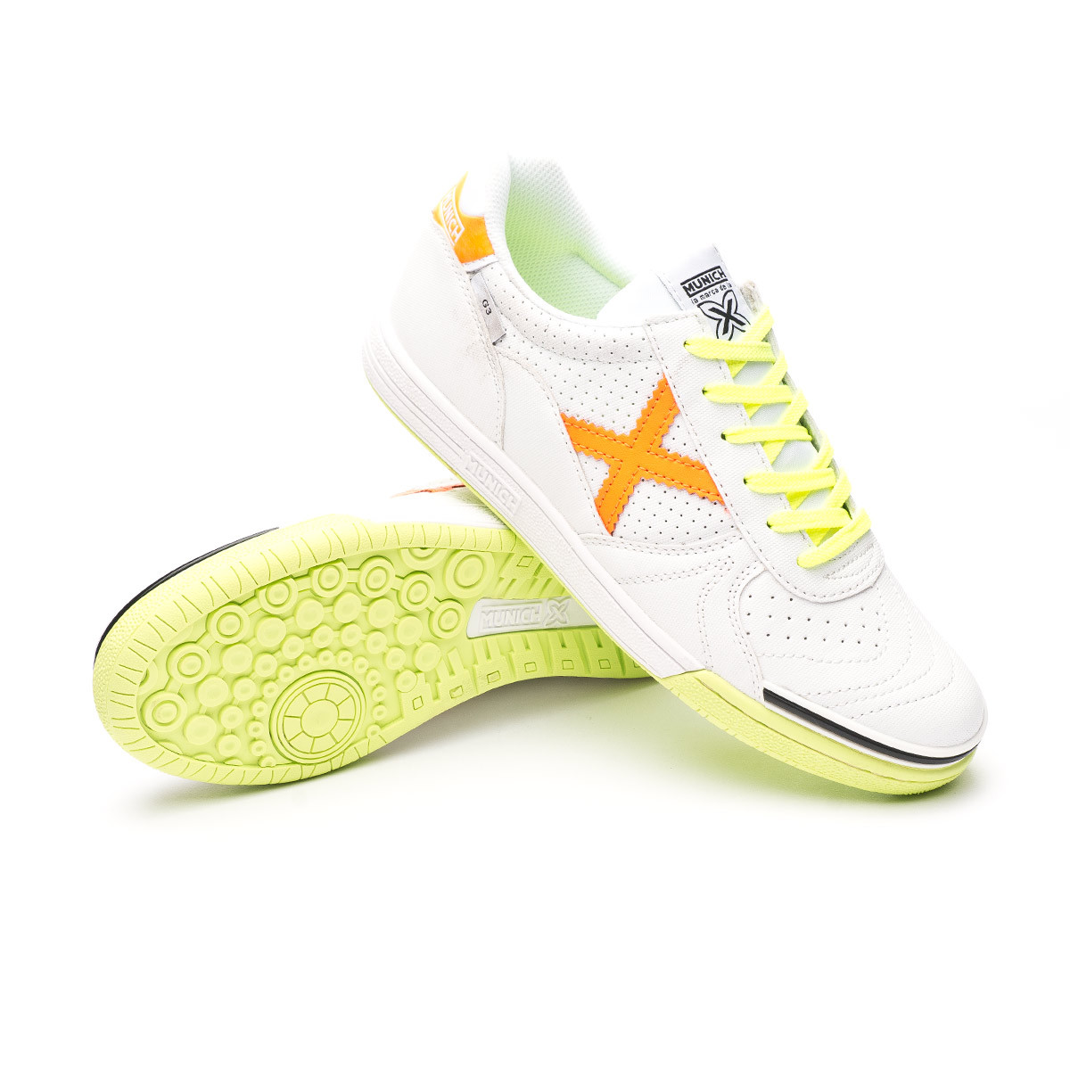 Futsal Shoes Munich G3 Profit Blanco - Fútbol Emotion