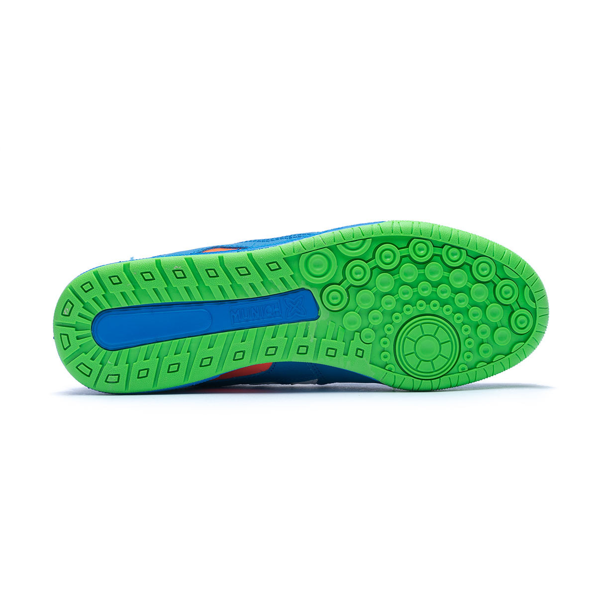Futsal Shoes Munich Continental Azul-Verde - Fútbol Emotion